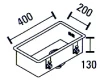 ABK Bingara 20fvi rvs spoelbak vlakinbouw KS51020001