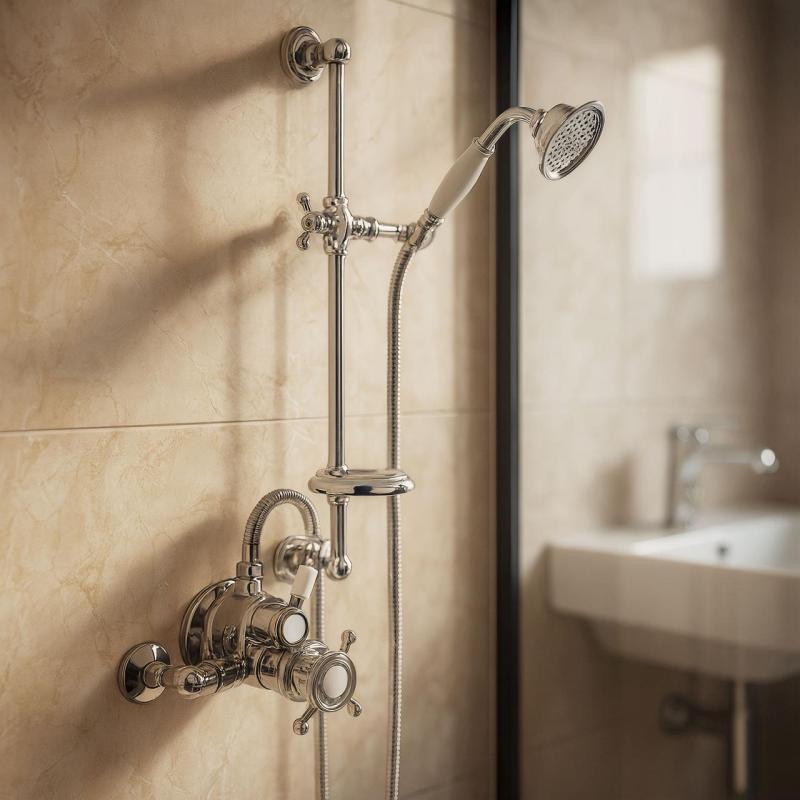 Huber Victorian Termostatisk Brusesæt Krom 190R.VT01H.CR