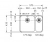 Franke Largo spoelbak onderbouw LAX 160 BL 1220257093