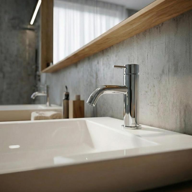 Waterevolution Flow håndvaskarmatur krom T11001