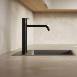 Waterevolution Flow køkkenarmatur mat sort T150PR