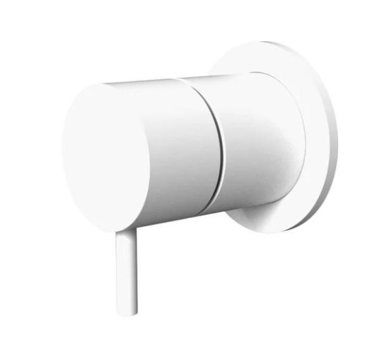 Waterevolution Flow indbygget blandebatteri, mat hvid 1208512412