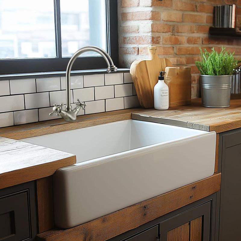 PB Nostalgisk køkkenarmatur V1905 rustfrit stål