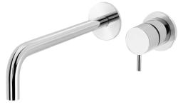 Waterevolution Flow indbygget håndvaskarmatur krom udløb 21 cm T116B01-21