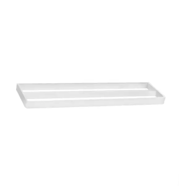 Waterevolution Deep dobbelt håndklædeholder 60 cm mat hvid A212DBR