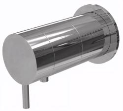 Waterevolution Flow indbygget brusetermostat rund rozet krom T142TB01