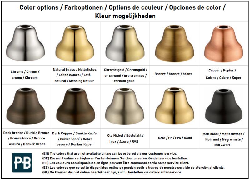 PB klassisk 3-huls håndvaskarmatur Hvide håndtag Bronze 1208854272