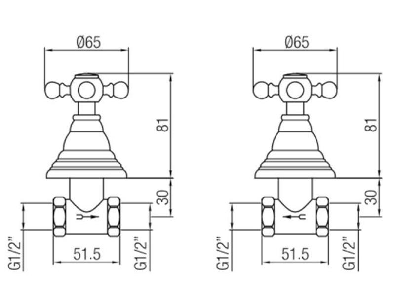 PB klassisk indbygningsbrusersæt med stjernehåndtag Krom 1208855332