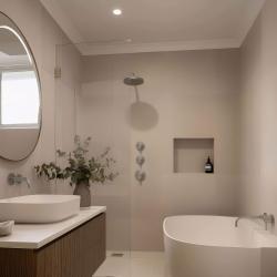 Waterevolution Flow indbygget brusetermostat med 2 stophaner fuldt rustfrit stål 1208916472