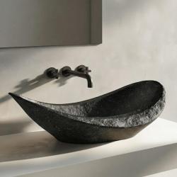 Waterevolution Cruz 3-huls indbygget håndvaskarmatur mat sort 19cm tud 1208916572