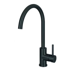 CARESSI Black Line énhånds køkkenarmatur i rustfrit stål sort CA105BK ECO 1208920645