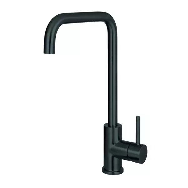 CARESSI Black Line enhånds køkkenarmatur i rustfrit stål sort CA106BK ECO 1208920646