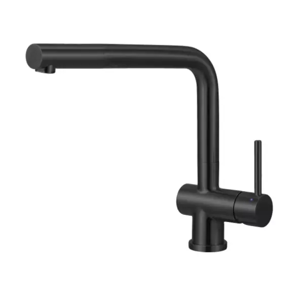 CARESSI Black Line enhånds køkkenarmatur rustfrit stål sort CA108BK ECO 1208920647