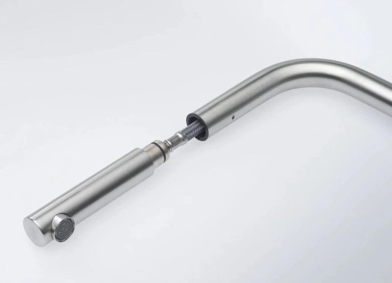 Franke rustfrit stål børstet køkkenhane Atlas Neo udtrækkelig tud inox 115.0521.438