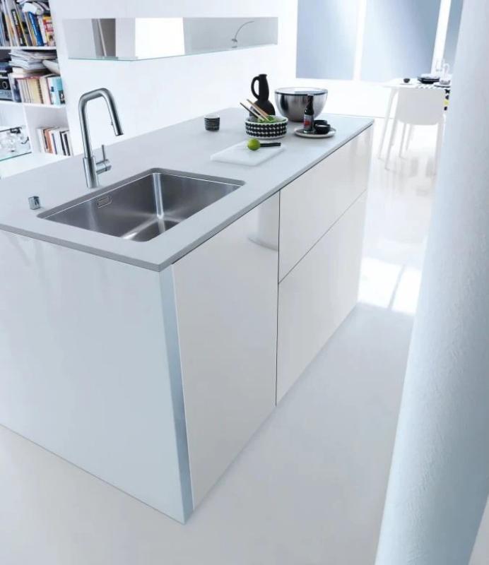 Franke Køkkenarmatur Kubus udtrækbar håndbruser rustfrit stål 115.0529.207