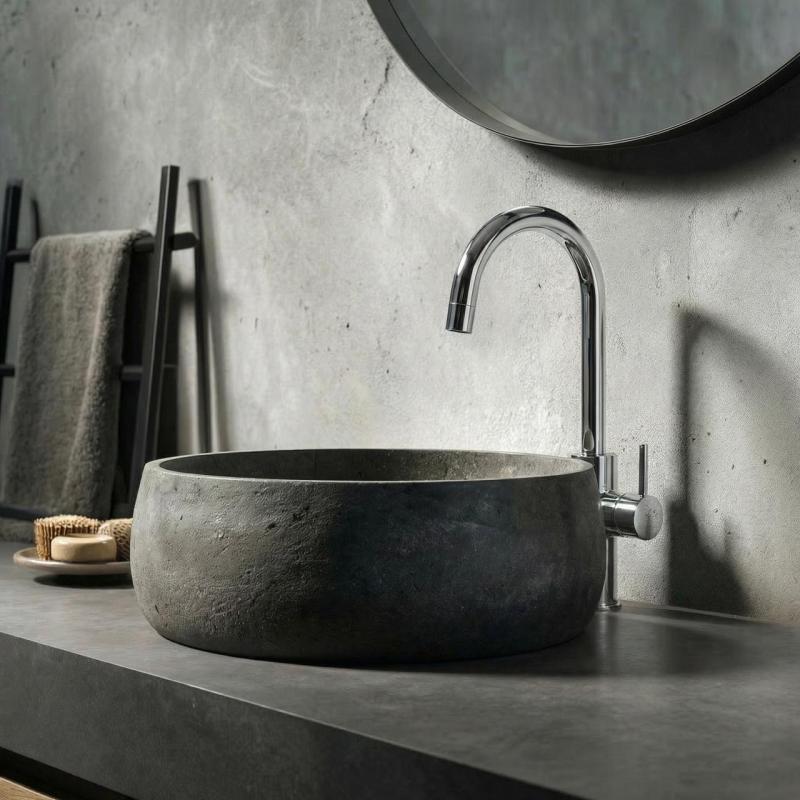 Waterevolution Flow håndvaskarmatur høj model krom T1121FU01