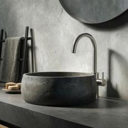 Waterevolution Flow håndvaskarmatur høj model rustfrit stål T1121FUIE