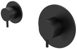 Waterevolution Flow indbygget brusetermostat med 1 omskifter mat sort 1208920978