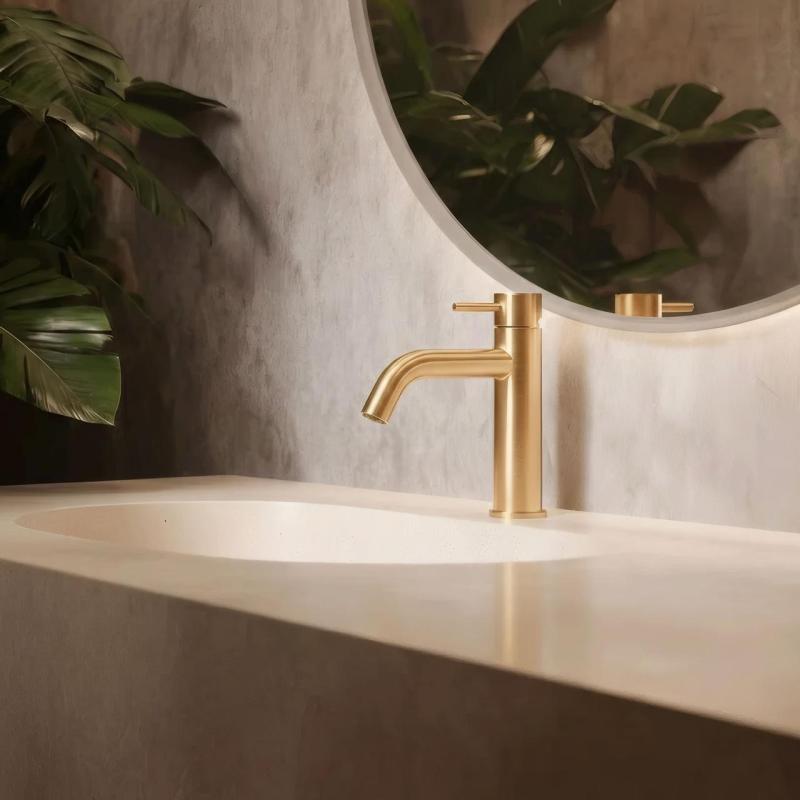 Waterevolution Flow coldwater tapPVD  light gold  T1101AWGE