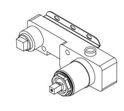 Waterevolution Indbygget håndvaskarmatur 2-huls T0.16.I
