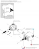 Waterevolution Flow inbouw douchethermostaat met 1 stopkraan mat zwart technische tekening