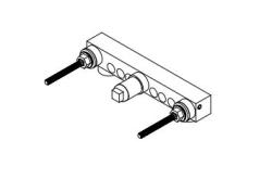 Waterevolution Indbygget håndvaskarmatur 3-huls T0.16.3F.I