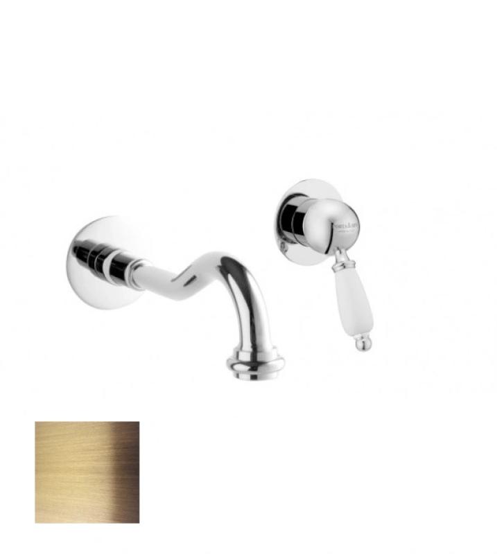 PB nostalgisk indbygget håndvaskarmatur Vintage tud 21 cm Bronze