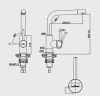 RN Inox rvs keukenkraan draaibare uitloop volledig geborsteld RVS 1208953355