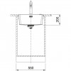 Franke Mythos MYX 210.45 rvs spoelbak 45x40cm vlakbouw 1208953670