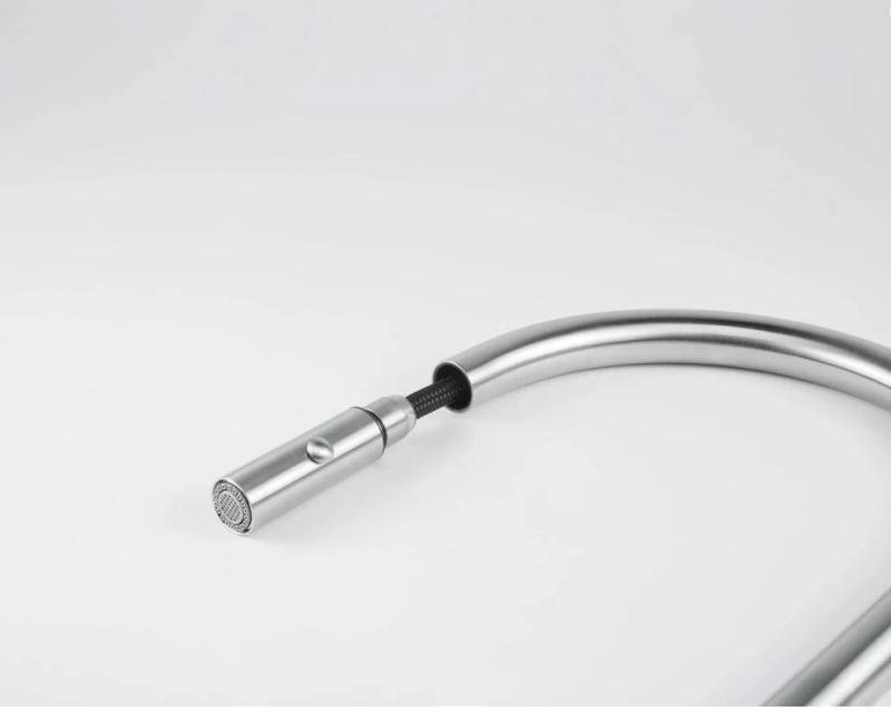 Franke Køkkenarmatur Eos Neo med udtrækkelig brusehoved, fuldstændig rustfrit stål 115.0590.045