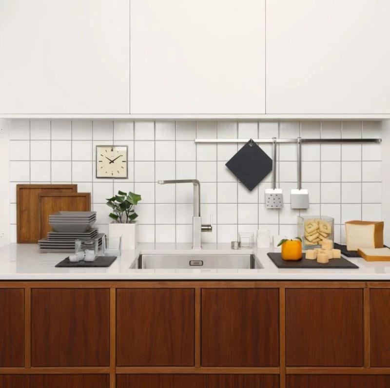 Franke massiv rustfrit stål Køkkenarmatur Mythos med drejbar tud inox 115.0547.852