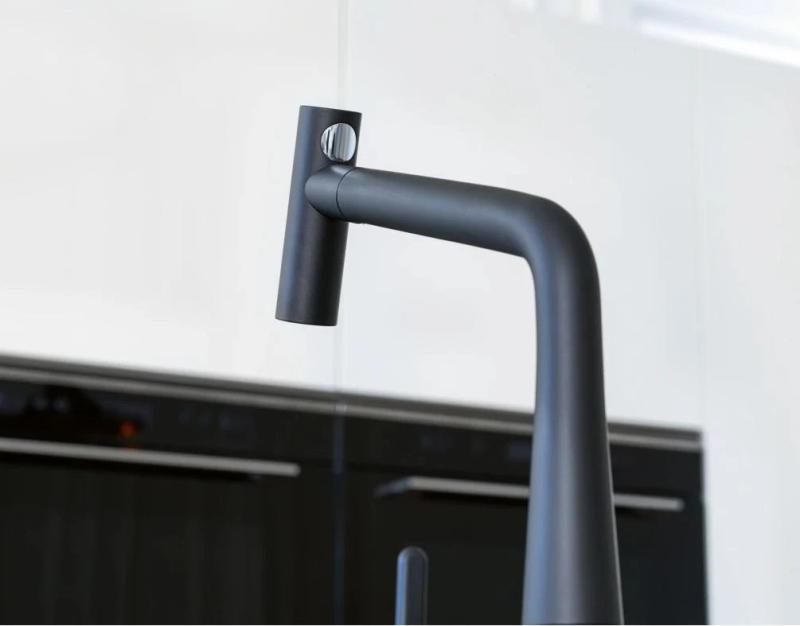 Franke Icon Køkkenarmatur mat sort med udtrækkelig tud 115.0625.190