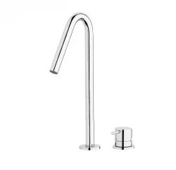 Waterevolution Flow 2-huls håndvaskarmatur krom med høj V 120mm tud T1122V01