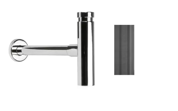 Waterevolution Flow design siphon PVD Gun Metal SIF1GME