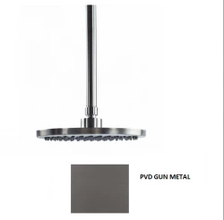 Waterevolution Flow hovedbruser 250mm med lofttilslutning PVD Gun Metal T164225GME