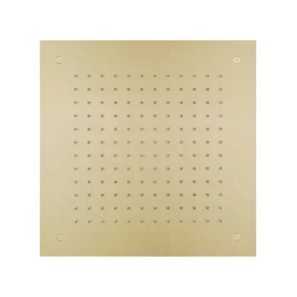 SB Square 316 Regnbruser indbygning 38x38cm PVD guld 1208955328