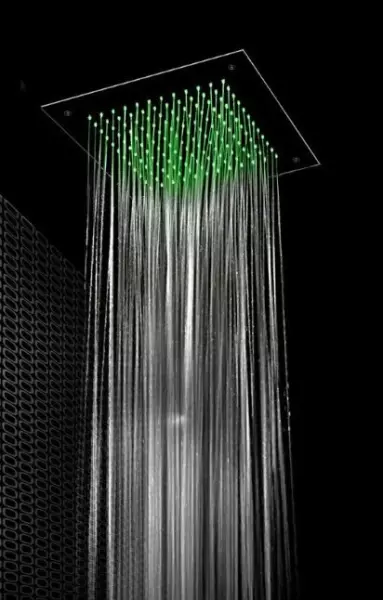 SB Square Chromotherapy Regnbruser indbygning Mat Sort 1208955463