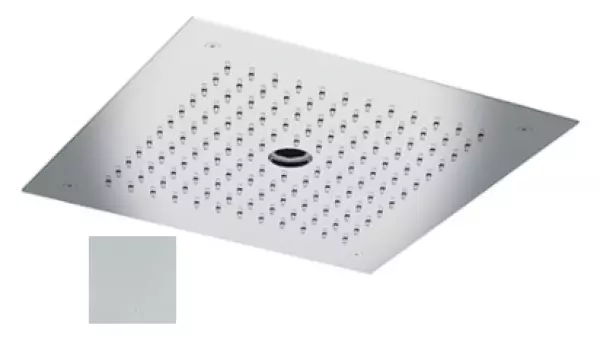 Inbouw regendouche plafond met ijspegels, 38x38 cm, mat wit, 1208955645