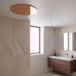 SB Round Temptation indbygget regnbruser 50 cm PVD Kobber 1208955808