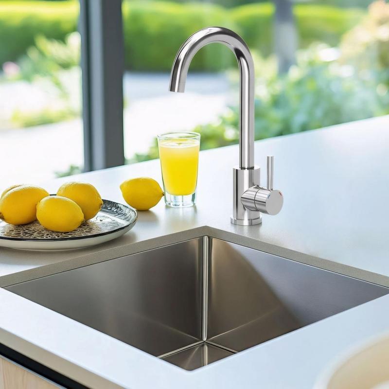 Quadri Coventry køkkenarmatur krom med drejbar tud 1208956031