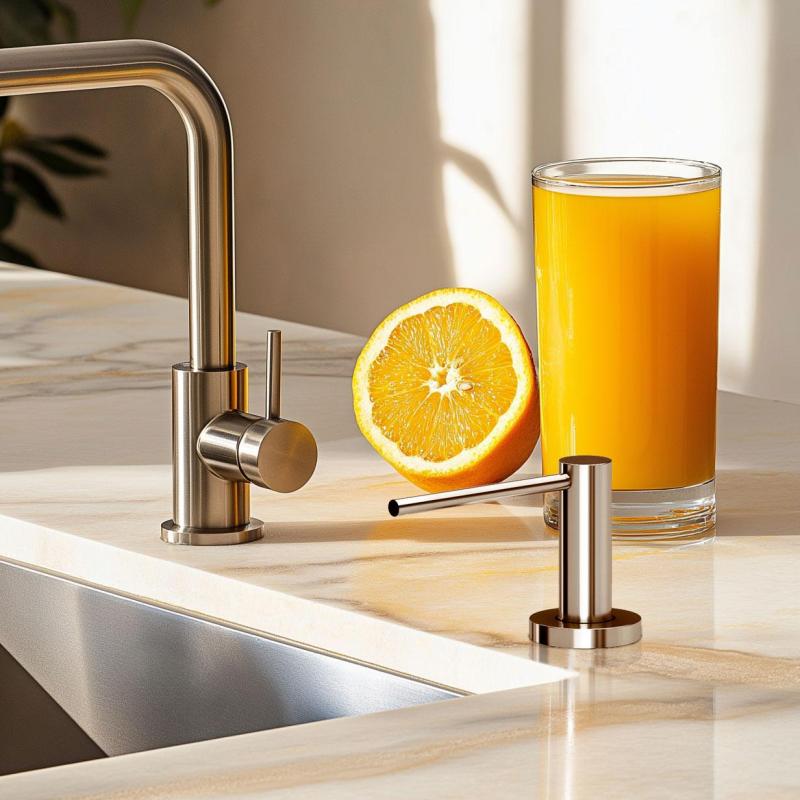 Quadri Swindon Luxe Indbygget Sæbedispenser krom påfyldes fra toppen 1208956049