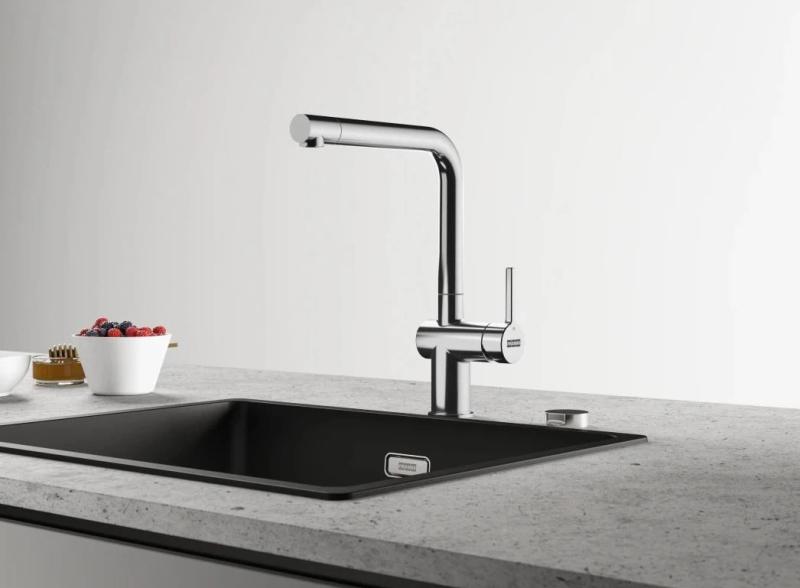 Franke Active L Køkkenarmatur krom med drejelig tud 115.0653.298