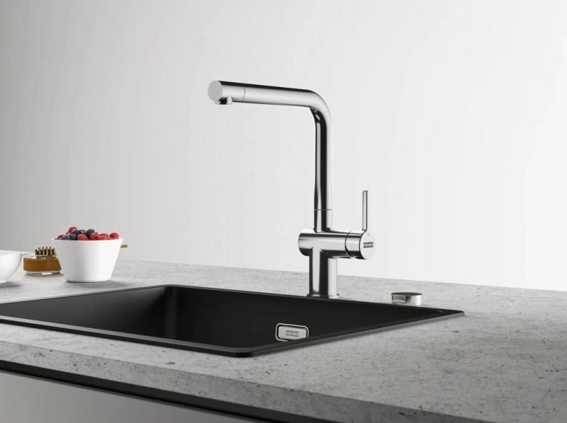 Franke Active L Køkkenarmatur krom med udtrækkelig håndbruser 115.0653.379