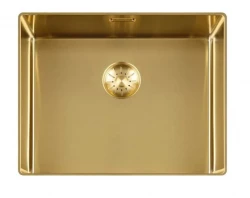 Lorreine 50SL1016-GULD Slank vask 50x40cm planmontering Guld