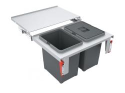 Franke Sorter Garbo 60-2 indbygningsaffaldssystem 2 x 18 liter affaldsspande 1210284027