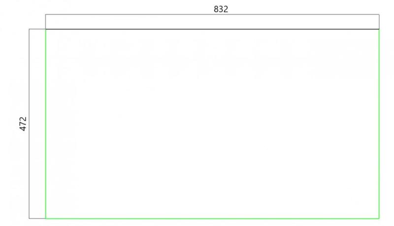 Ausmann Fibre vask hvid vendbar med afdrypning til montering 86x50 cm 1208957673