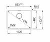 Franke Maris MRG 210 / 110-52 Onyx spoelbak 135.0667.660