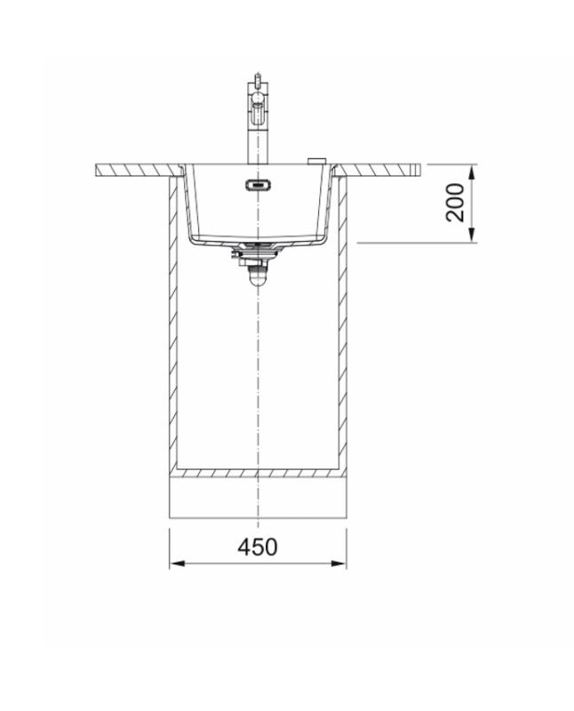 Franke Maris MRG 110-37 Fragranite polar hvid underbygningsvask
