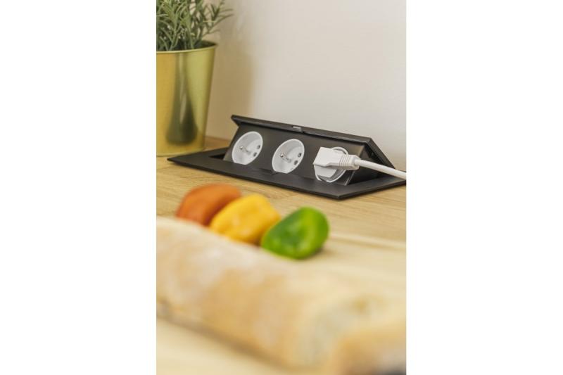 Rektangulær indbygget stikkontakt 1208958682