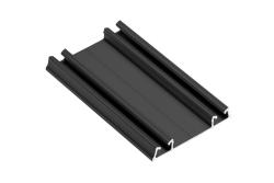 Aluminum profile bottom track  PRO, L=3 m, black colour 1208959054